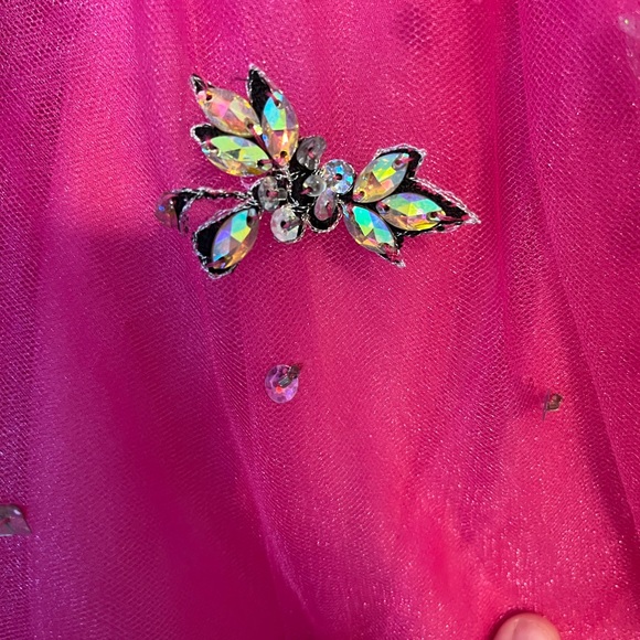 Hot Pink Prom Dress - Picture 6 of 7